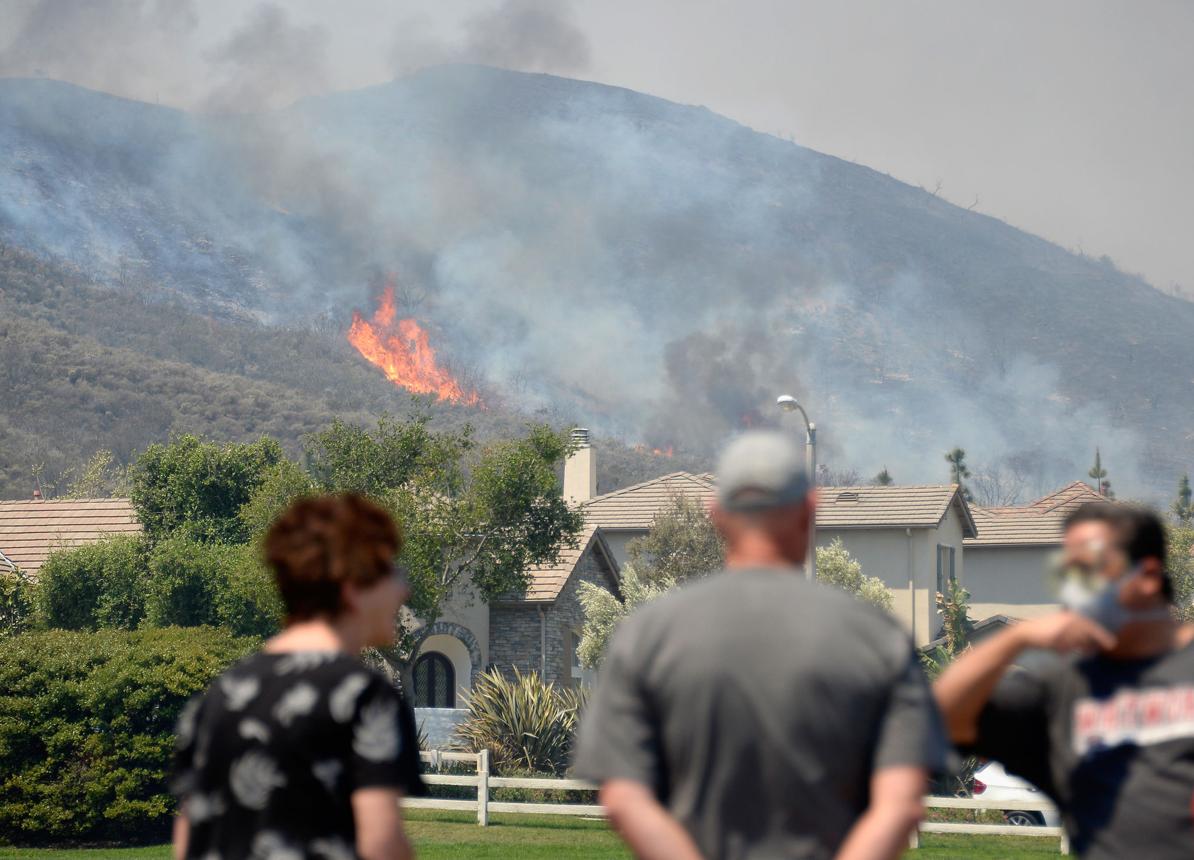 Thousand Oaks Vegetation Fire Near Newbury Park High School Quickly Contained by Fire Crews
